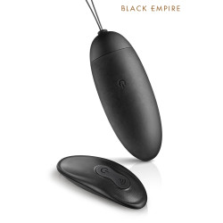 Oeuf vibrant télécommandé My Empress Black Empire, design élégant pour des sensations intenses