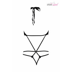 Body noir Alexandra Anaïs, porté avec assurance pour sublimer chaque instant de votre journée