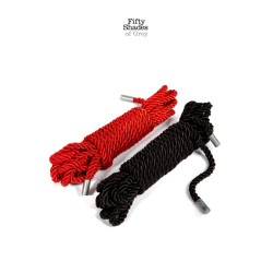 lot 2 cordes bondage restrain me satinées 5 mètres fifty shades