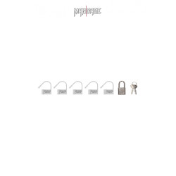 6 Cadenas blanc Mancage offrent un verrouillage pratique et discret pour une sécurité optimale.