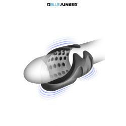 Masturbateur vibrant automatique avec ergots, la souplesse de l'anneau en silicone extensible.