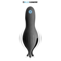 Stimulateur de gland premium USB Blue Junker, l'appareil de stimulation et sa forme ergonomique.
