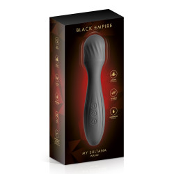 Vibromasseur wand My Sultana Black Empire, les boutons de commande des 10 modes de vibration.