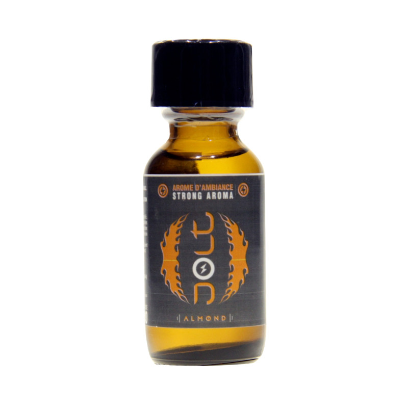 Poppers Jolt Silver en Flacon de 25 ml, senteur amande unique.