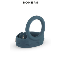 Cock et Ball Strap silicone - Boners Anneau pénien souple, érection prolongée.