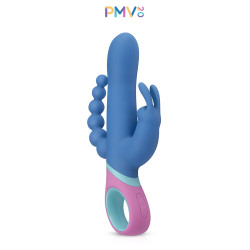Triple vibromasseur Vice - PMV20 Vibromasseur silicone, étanche IP6X.