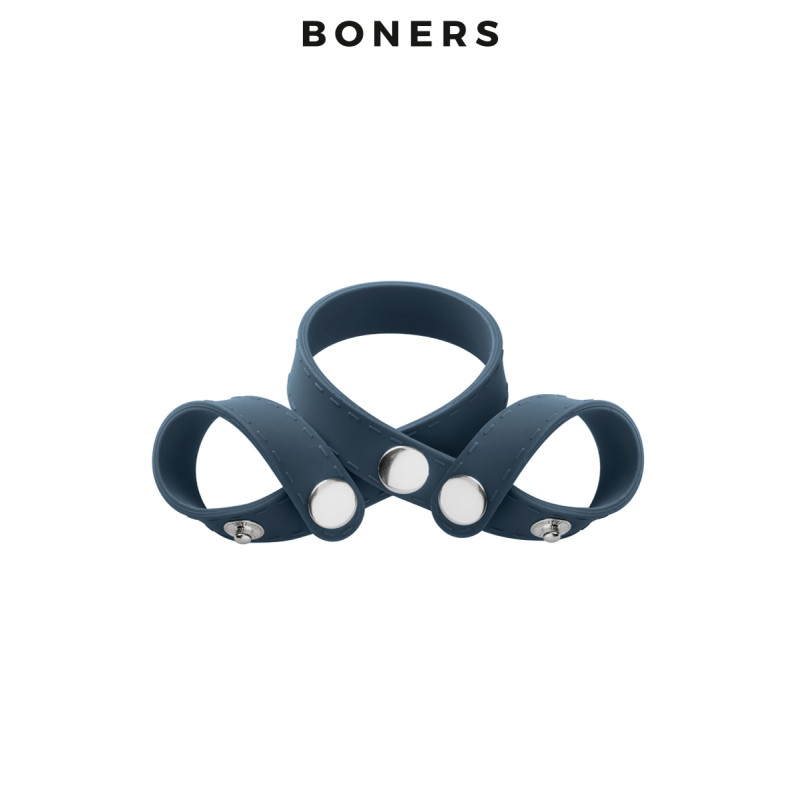 Séparateur de testicules 8 styles - Boners Silicone et métal.