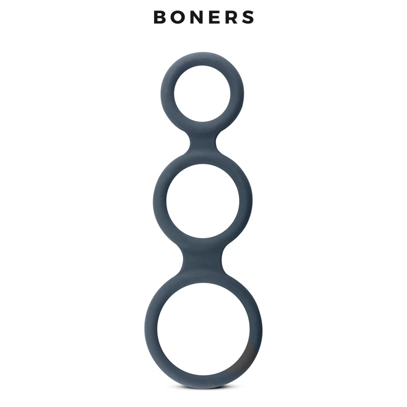 Triple Ring Boners Silicone, port polyvalent.