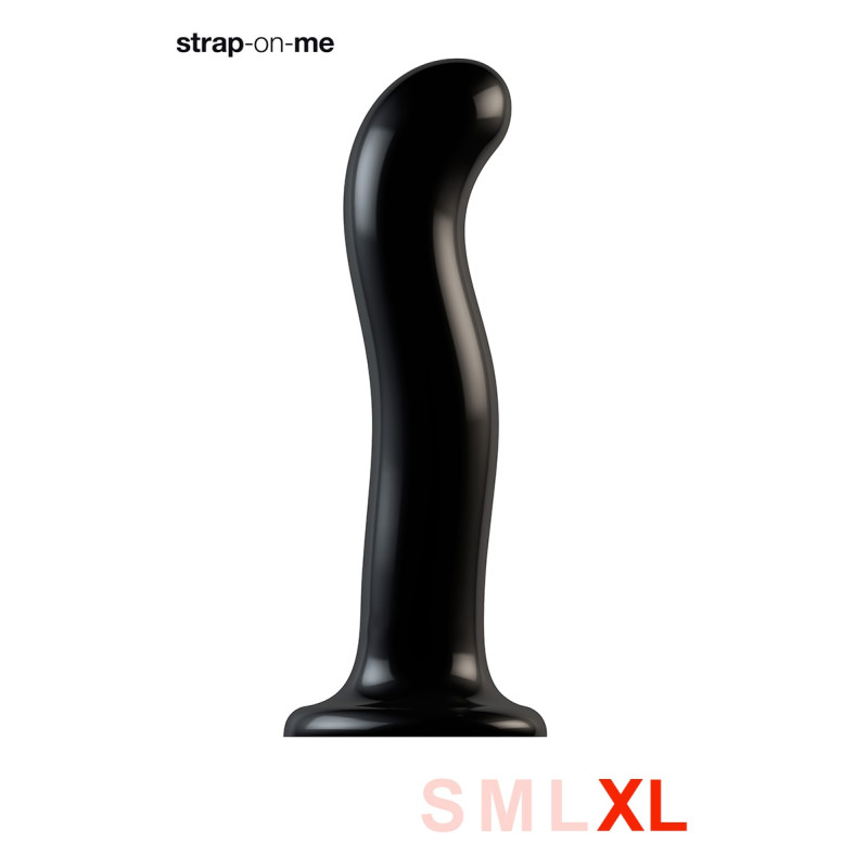 Dildo point P et G taille XL - Strap On Me Silicone ultra-lisse pour une exploration confortable et profonde.