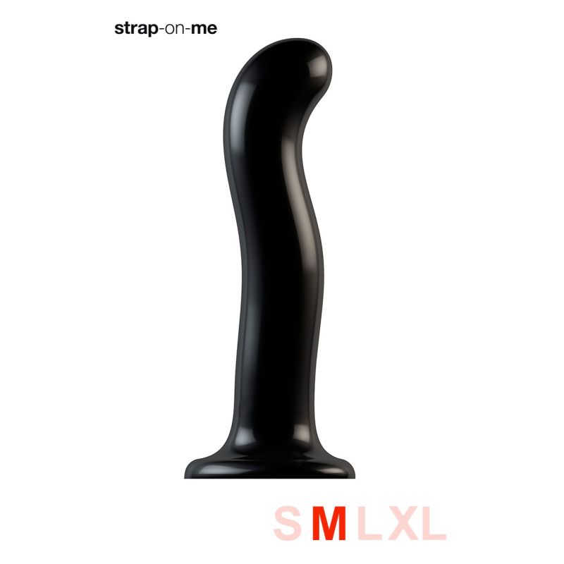 Dildo point P et G taille M - Strap On Me avec courbure anatomique et ventouse stable pour exploration profonde
