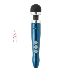 Vibro Wand rechargeable Doxy Die Cast 3R, vibrations électriques puissantes et sans câble pour usage libre.