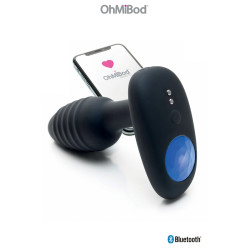 Plug anal vibrant Lumen Kiiroo, LED diamantée, contrôle appli mobile et silicone doux.