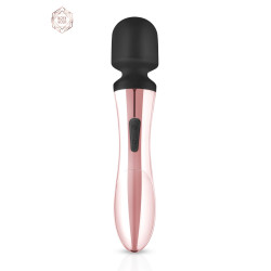 Curve Massager Rosy Gold, 10 vitesses, ergonomie améliorée, idéal pour massages intimes.