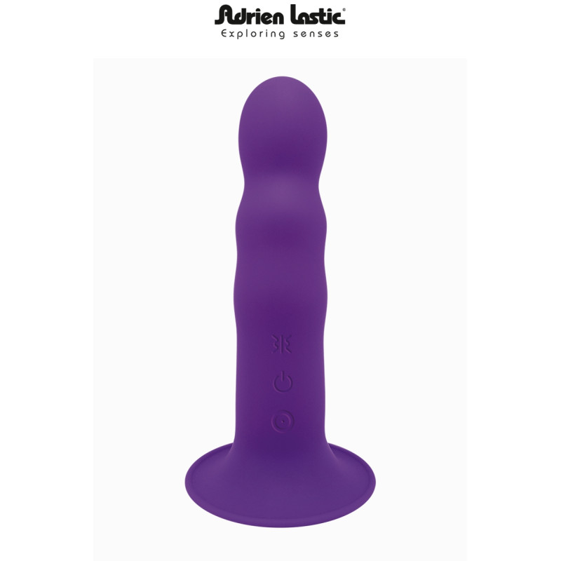 Vibro double densité Hitsens 3  silicone premium double densité et toucher soft touch 18,2 x 4 cm