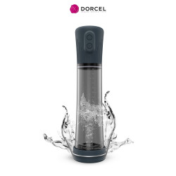 Pompe à pénis Hydro Pump Dorcel,avec cylindre transparent et 3 manches silicone.