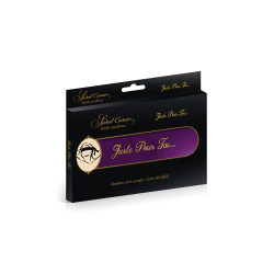 Bandeau satiné pourpre Sweet Caress doux et élégant pour jeux sensoriels BDSM