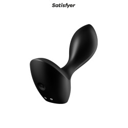 Plug vibrant Backdoor Lover noir Satisfyer avec 12 modes de vibrations puissantes