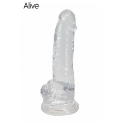 Gode ​​Jelly Torrent Alive, ventouse puissante, matière souple 20,6 cm