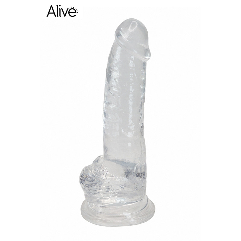 Gode ​​Jelly Torrent Alive, ventouse puissante, matière souple 20,6 cm