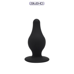 Plug anal SilexD modèle2 Petits en silicone premium double densité 7,2 cm