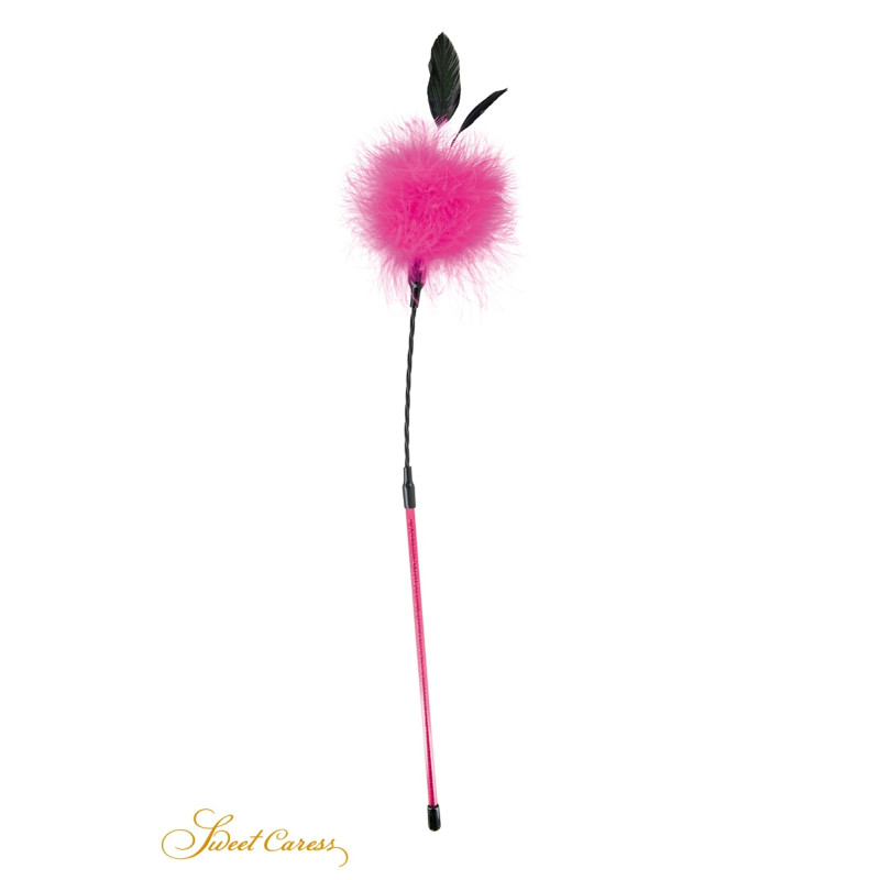 Plumeau à caresses Sweet Caress rose avec plumes naturelles douces