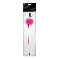 Accessoire BDSM sweet caress rose pour stimulation douce des zones érogènes