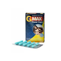 Boîte de 10 gélules G Max Power Caps Homme, complément naturel