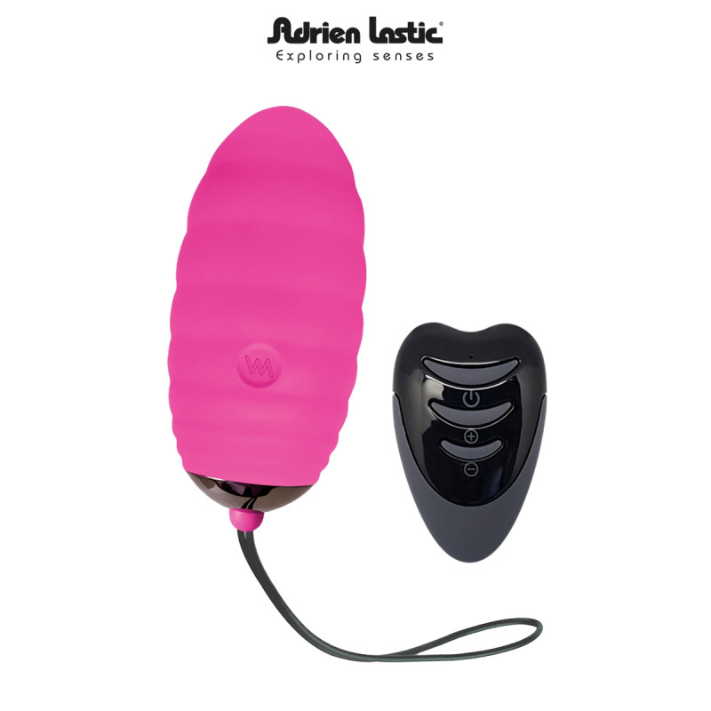 Oeuf vibrant Ocean Breeze V2 rose Adrien Lastic, télécommande incluse