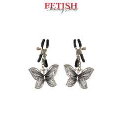 Pinces à tétons Papillon Fetish Fantasy Series réglables par vis