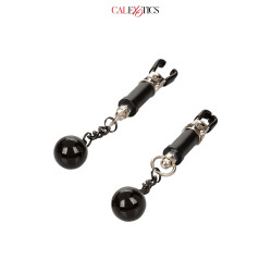 Pinces à tétons  avec poids - Calexotics Poids métal de 56,5 g pour intensifier la tension et le plaisir