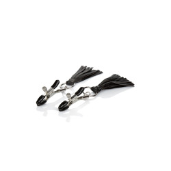 Pinces à tétons avec pompons - Calexotics Réglage précis de la pression par vis, design fun et sécurisé