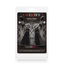 Pinces à tétons avec pompons - Calexotics Parfait pour débutants et amateurs, jeux de stimulation légère