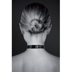 Collier cœur Bijoux Pour Toi argenté accessoire Fetish féminin séduisant