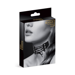 Collier large dentelle devant Bijoux Pour Toi accessoire SM chic et sensuel