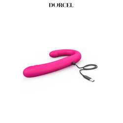 Dorcel Orgasmic Double Do 42 cm longueur flexible multi-stimulations solo ou couple