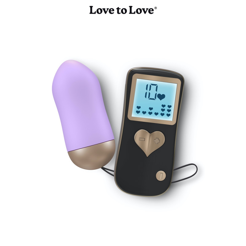 Oeuf vibrant Cry Baby Love to Love contrôlé à distance par télécommande