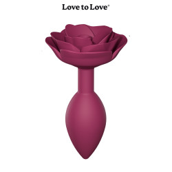 Plug anal Open Roses M Love to Love en silicone doux et flexible