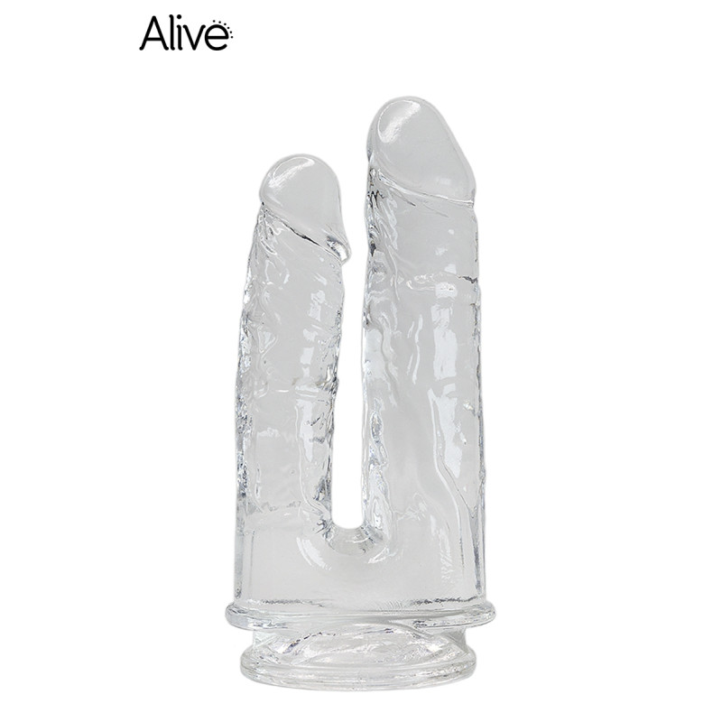 Gode ​​double pénétration Imperium Alive, longueurs 19 et 17 cm