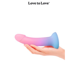 Dildolls Utopia Love to Love gode design courbé confortable usage vaginal anal