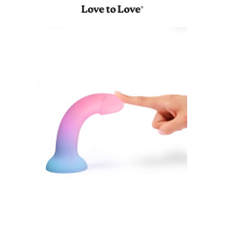 Dildolls Utopia Love to Love dildo rose violet bleu toucher soyeux silicone doux