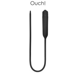 Plug urétral vibrant extra long Ouch silicone flexible 35 cm vibration 12 000 tr/min