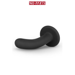 Gode ventouse noir Logan 13,5 cm forme incurvée et flexible