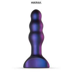 Plug anal Space Invader Hueman à percussion, silicone doux