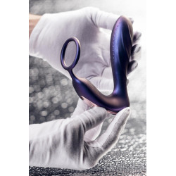 Plug anal Black Hole Hueman silicone doux et base sécurisée