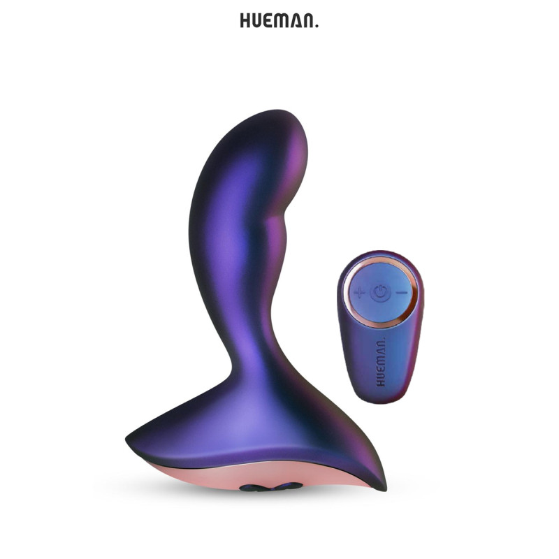 Plug vibrant Intergalactic Hueman silicone doux, 10 modes vibration
