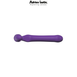 Gode anatomique Queens L Adrien Lastic, corps flexible, stimulation simultanée et ergonomie optimale