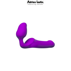Gode anatomique Queens M Adrien Lastic, silicone médical souple, stimulation point G et partenaire