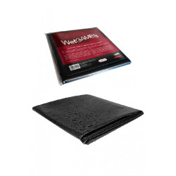 Drap vinyle noir WetGAMES, accessoire plaisir, imperméable, amour, hygiène