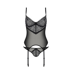 Guêpière Zinnia string assorti, gousset coton, confort et séduction quotidien