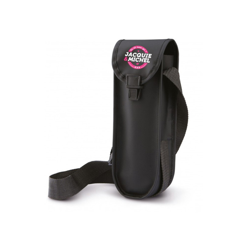 Sacoche boules de pétanque Jacquie et Michel toile imperméable logo